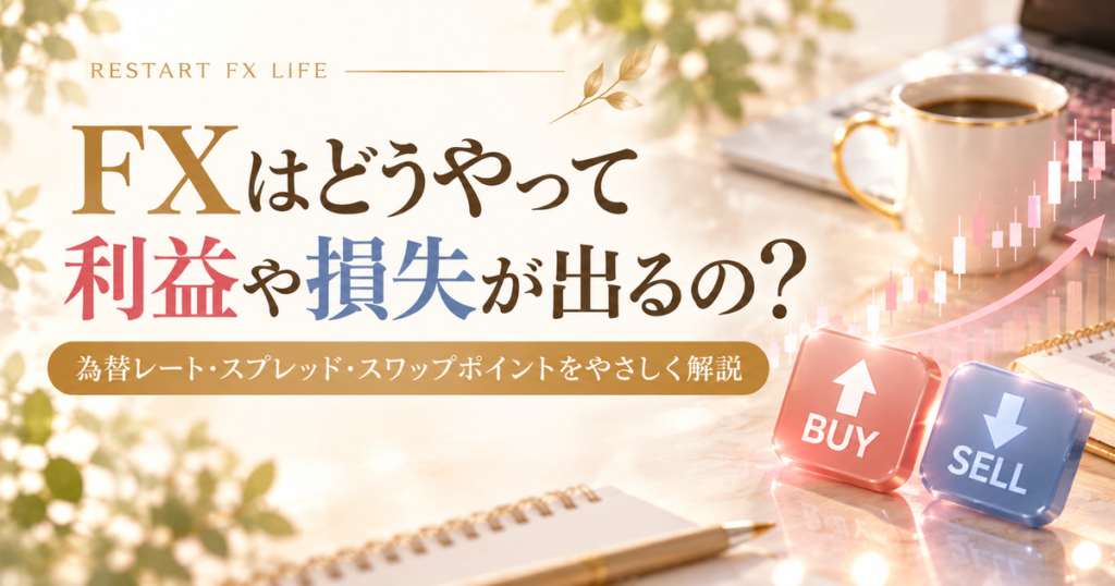 FXの利益と損失はどう決まる？初心者向けに計算方法を図解で解説