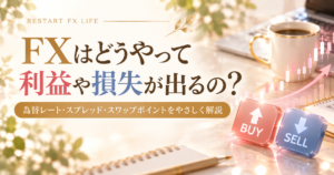 FXの利益と損失はどう決まる？初心者向けに計算方法を図解で解説